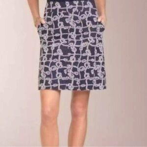Nautical Rope Knot Skirt Talbots New